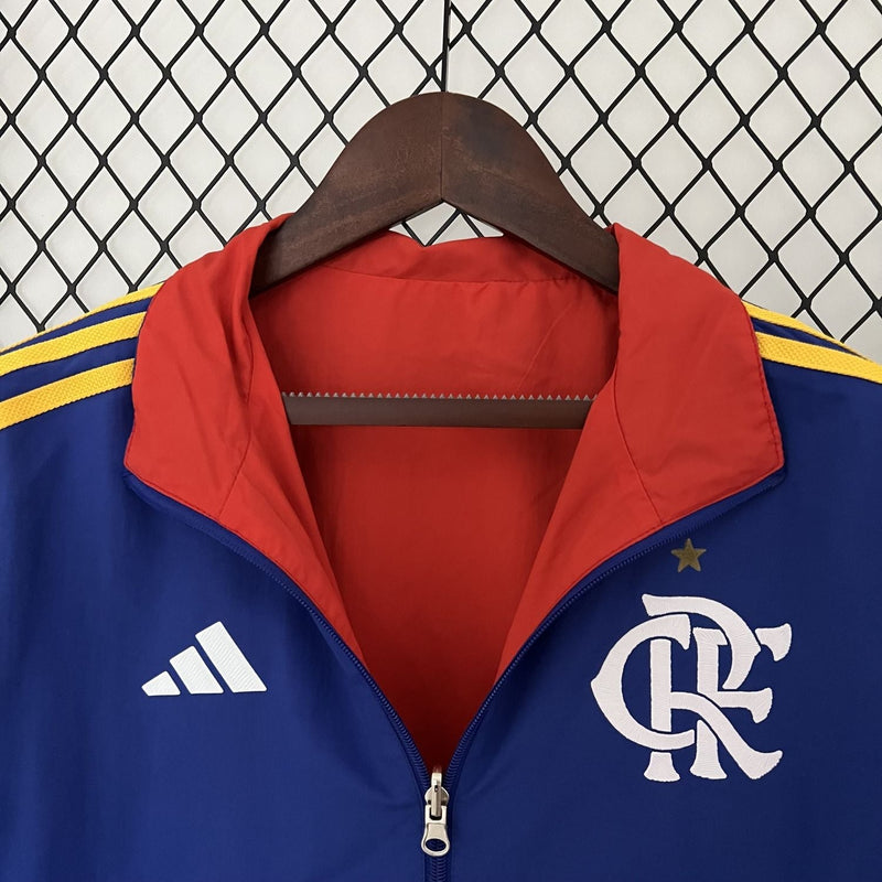 Corta Vento Flamengo - Azul e Vermelho