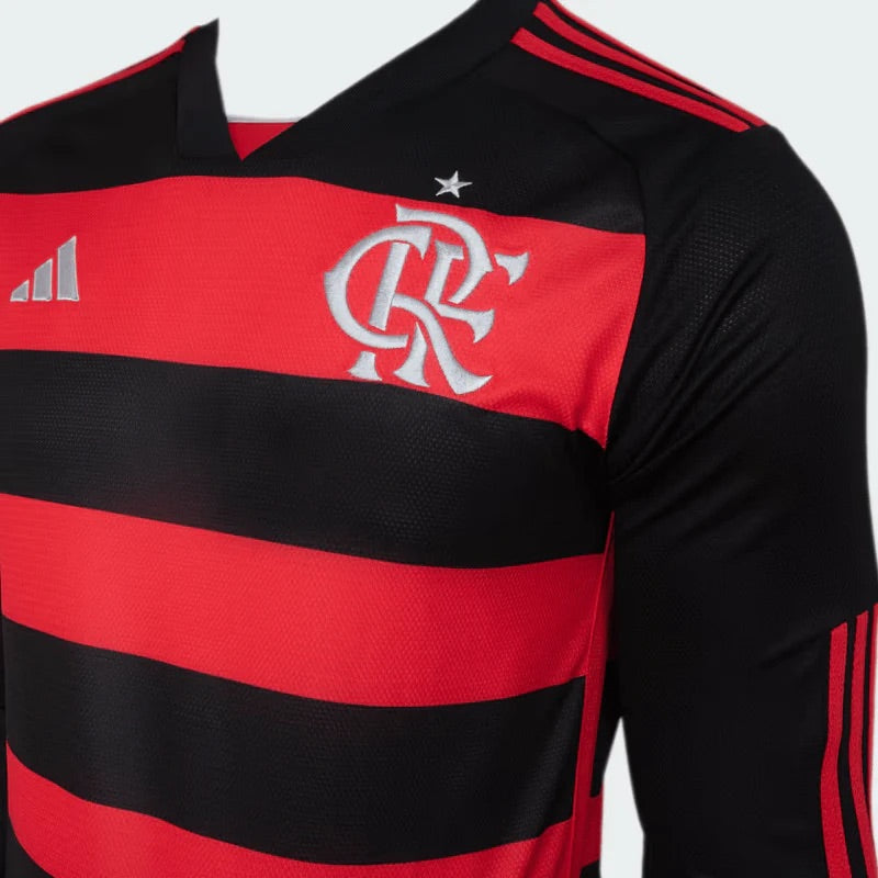 Camisa Flamengo Manga Longa 24/25 Home I