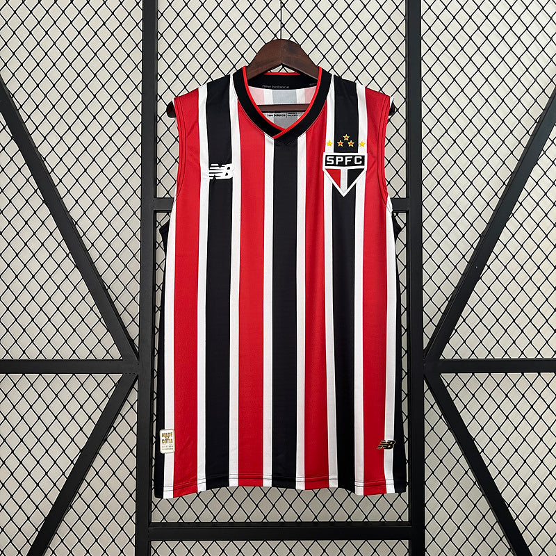 Camisa 24∕25 Vest Sao Paulo Away S-4XL(D0BE)