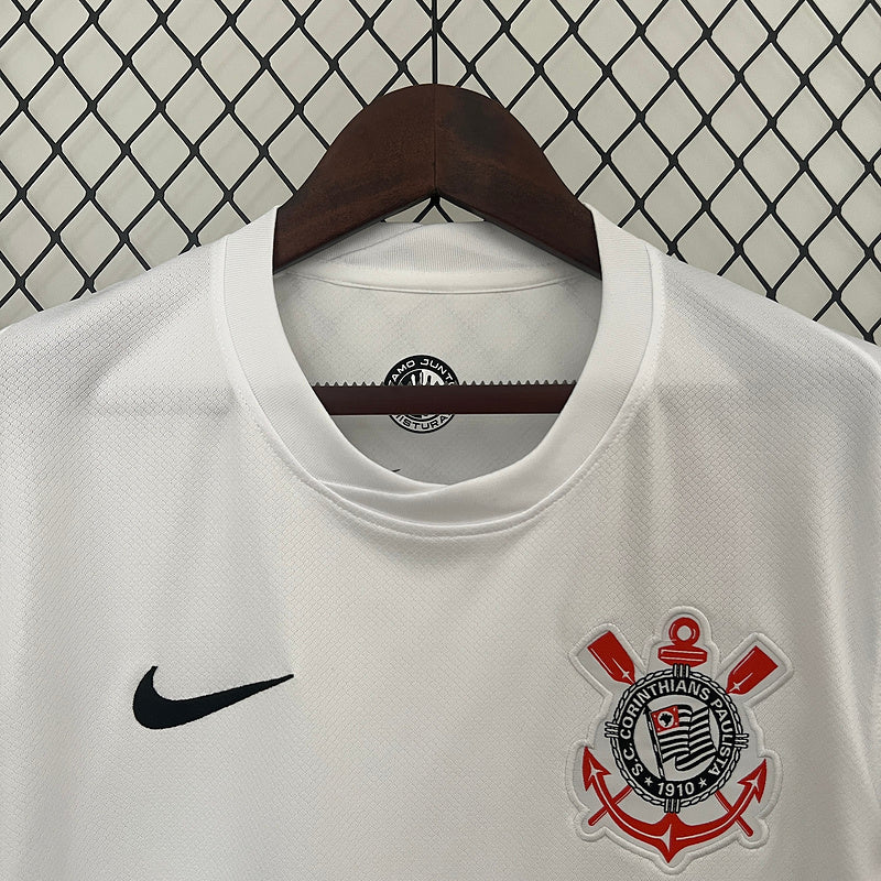 Camisa 24∕25 Corinthians home all sponsors S-4XL(BD76)