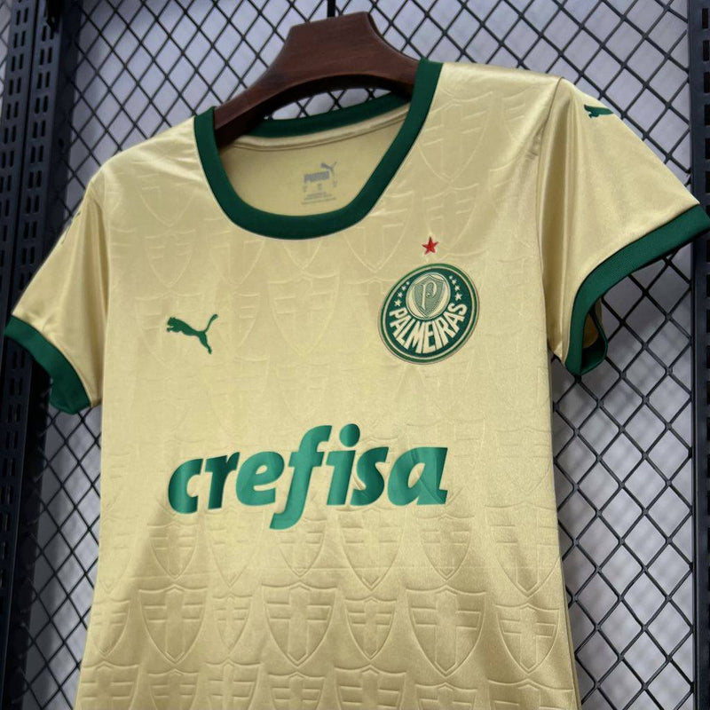 Camisa Feminina Palmeiras Third lll - Dourada