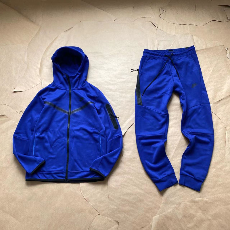 Conjunto Tech Fleece - Azul