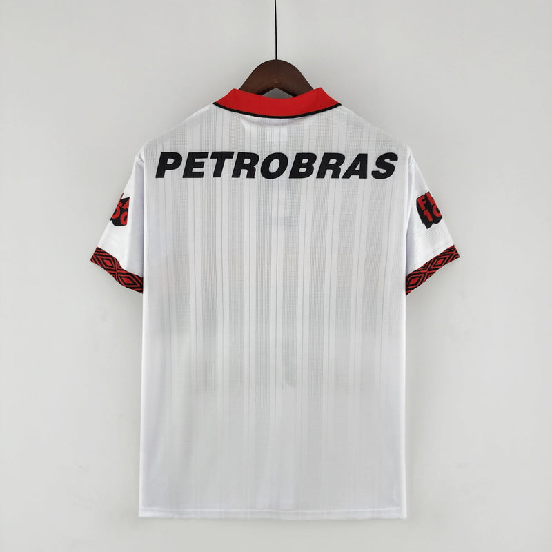 Camisa Flamengo Away Retrô 1995 - Branca