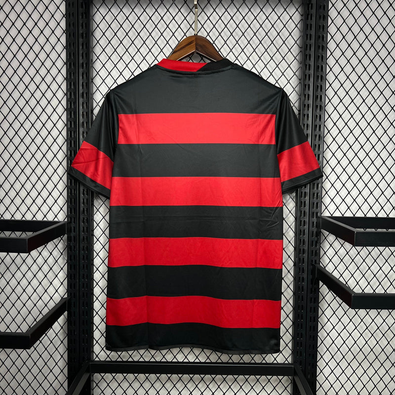 Camisa Flamengo Retrô 2009/10 Vermelha e Preta - Olympikus