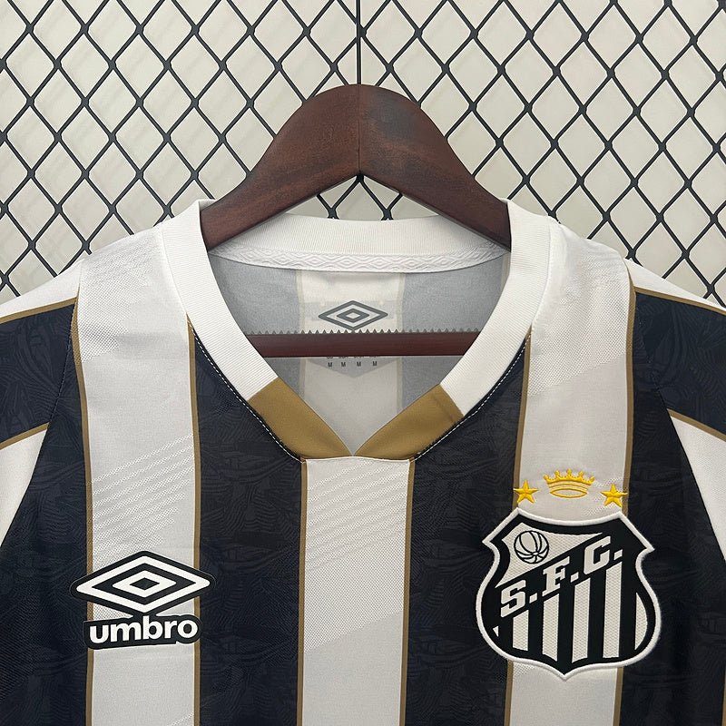 Camisa 24∕25 Santos away all sponsors S-4XL(B169)