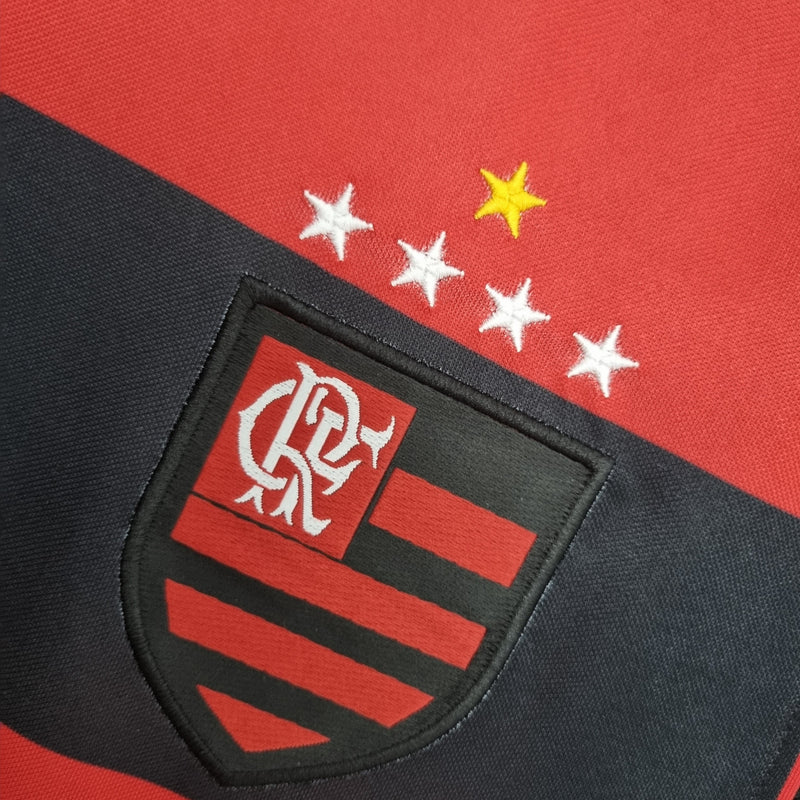 Camisa Flamengo Retrô 03/04 - Vermelha e Preta