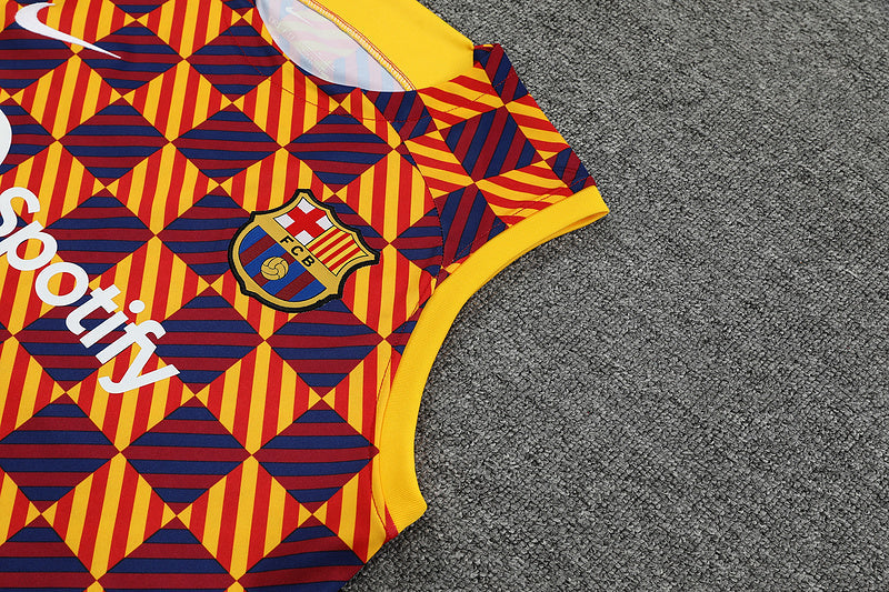 Kit Treino Barcelona 23/24 - Laranja/Azul I