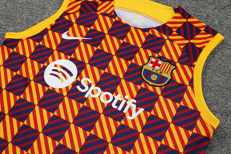 Kit Treino Barcelona 23/24 - Laranja/Azul I