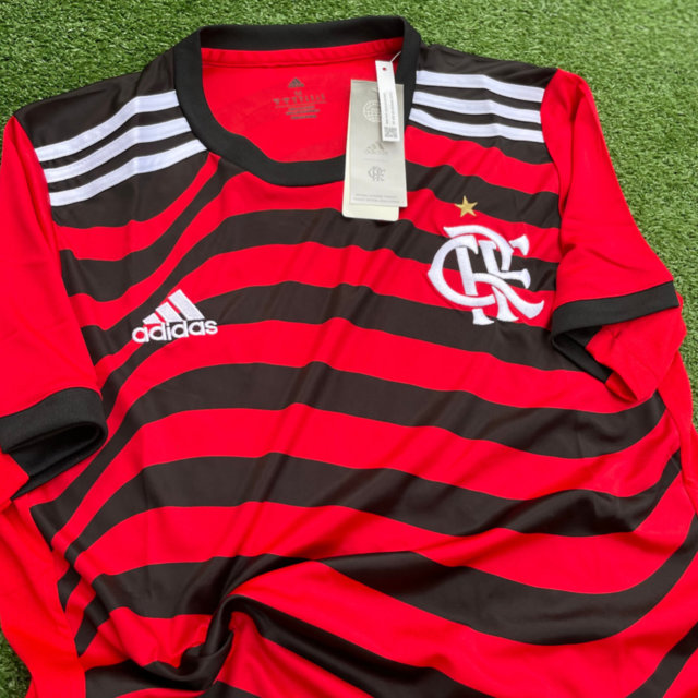 Camisa Flamengo III 22/23 Adidas - Rubro Negro