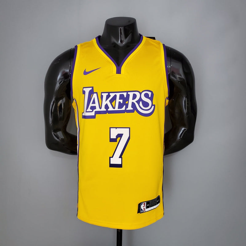 Camisa Basquete NBA Regata Los Angeles Lakers Masculina - Amarela