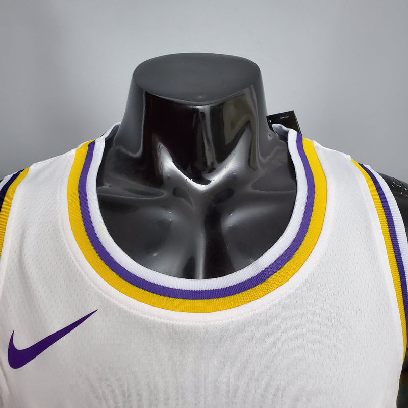 Camisa Basquete NBA Regata Los Angeles Lakers Masculina - Branca